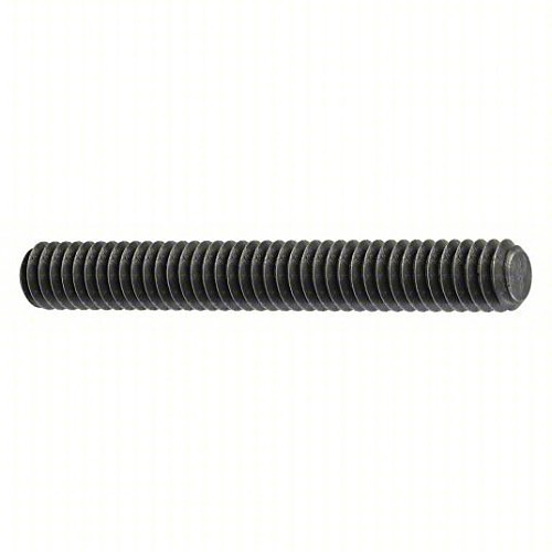 Birmingham Fastener FT7112S0600Z/FTFTNC Fully Threaded Stud, Measurement System: Imperial, 1-1/8-8, 6 in Overall Length, Steel, Zinc Plated, Material Grade: B7